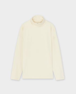 T-shirts - Pull noir &agrave; col roul&eacute;