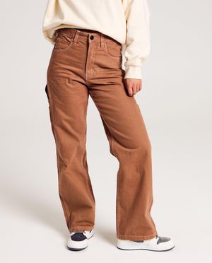 Jeans - Jeans brun, straight fit