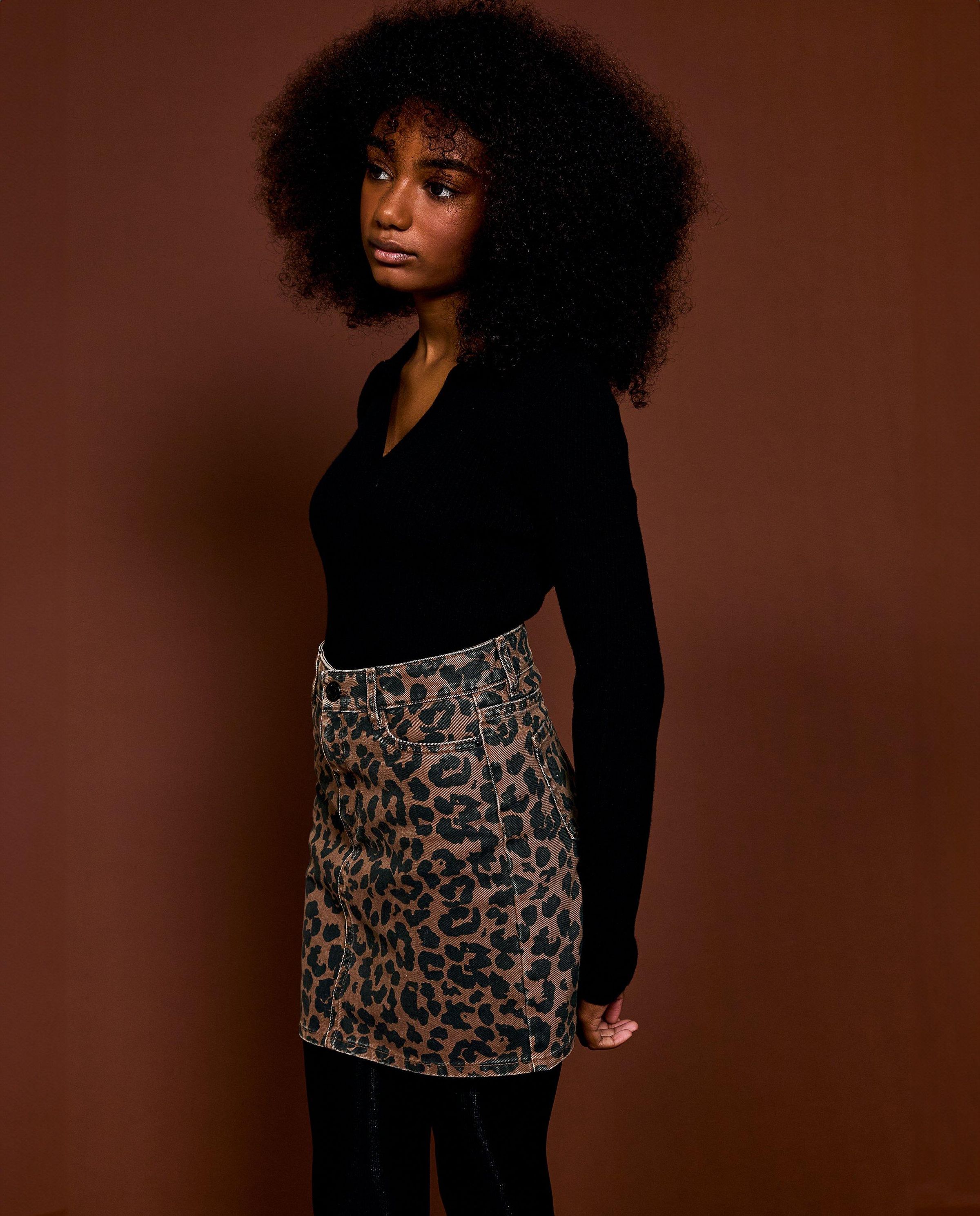 Rok met luipaardprint - Groggy
