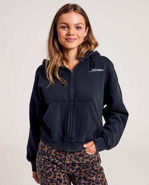 Sweatvest met opschrift - Groggy