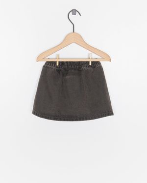 Jupes - Jupe en jean gris fonc&eacute;