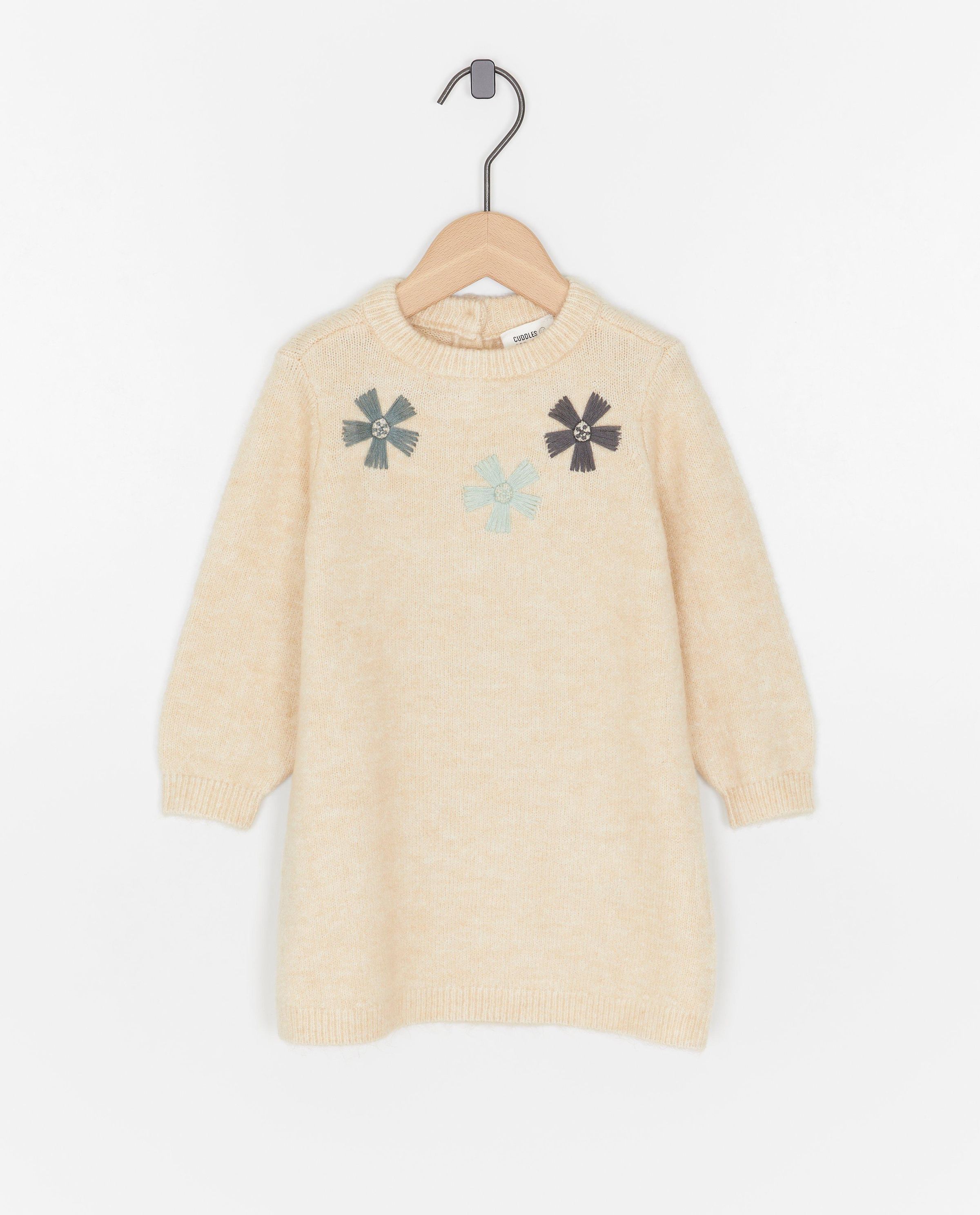 Robe avec fleurs brod&eacute;es - Cuddles and Smiles