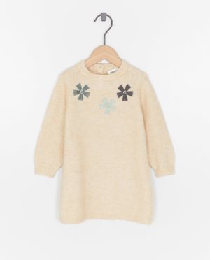 Robe avec fleurs brod&eacute;es - Cuddles and Smiles
