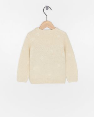 Truien - Trui met print en pompons, baby