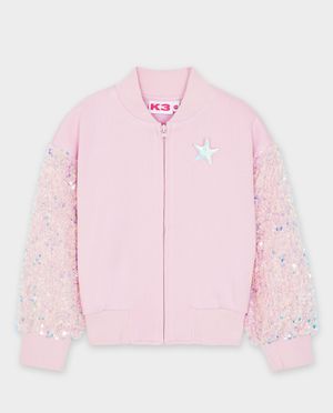 Cardigan - Vest met pailletten, maat 98-152