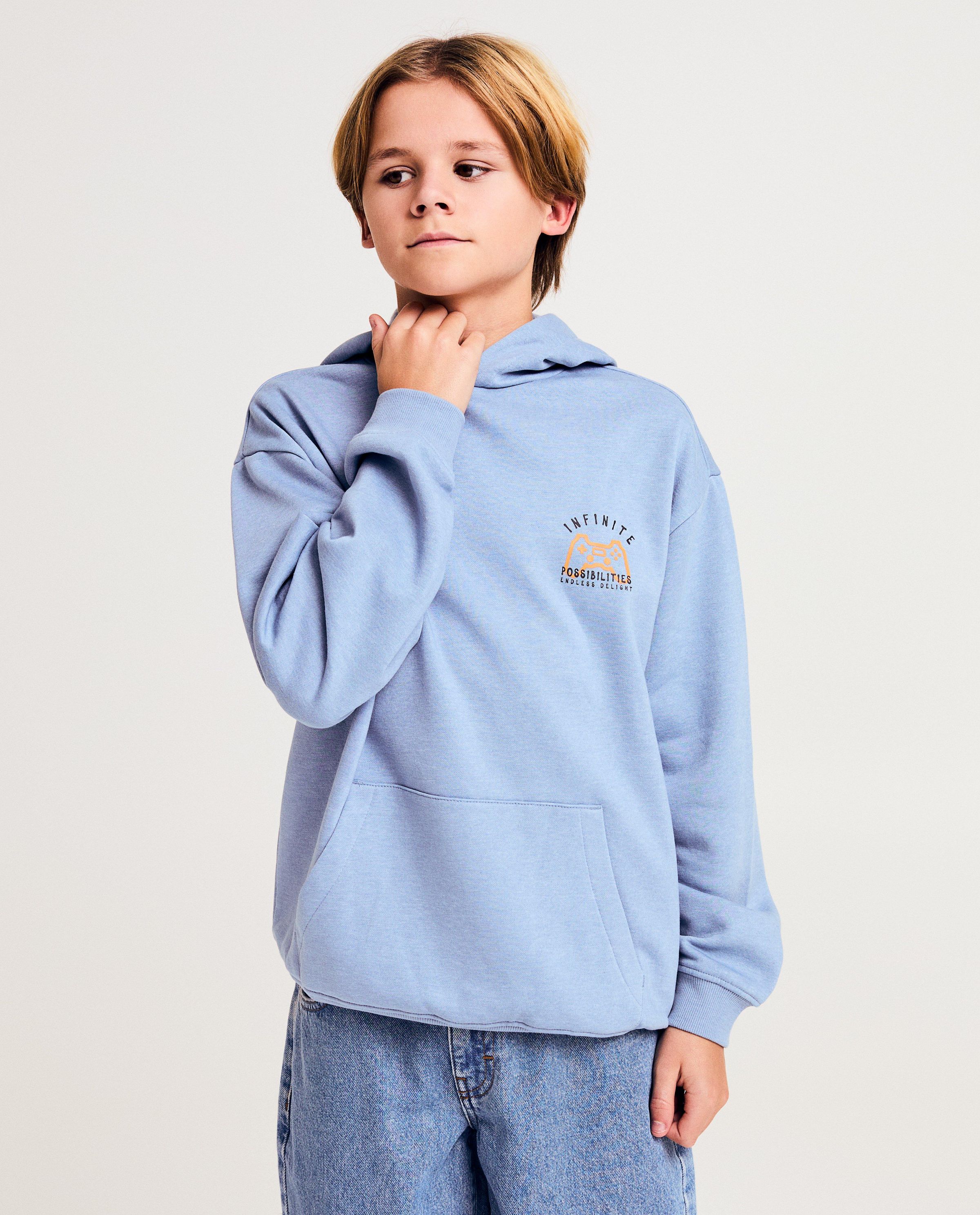 Hoodie avec un imprim&eacute; au dos - Besties