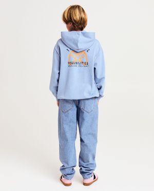 Sweats - Sweat &agrave; capuche avec imprim&eacute; dans le dos