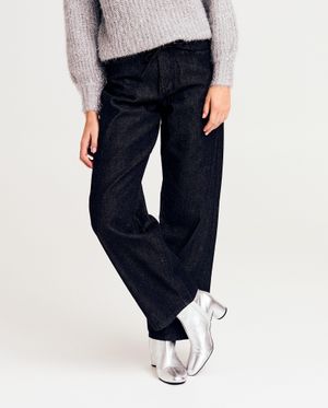 Jeans - Jeans met glitter, straight fit