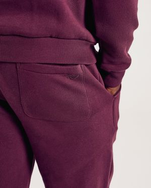 Pantalons - Pantalon de jogging mauve fonc&eacute;, taille S-XXL, unisexe