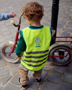 Personaliseerbaar fluohesje, kids - Studio Unique