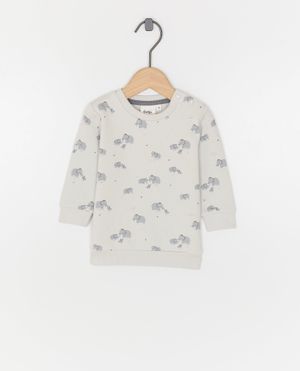Sweat &agrave; imprim&eacute; &agrave; &eacute;l&eacute;phants - Feetje