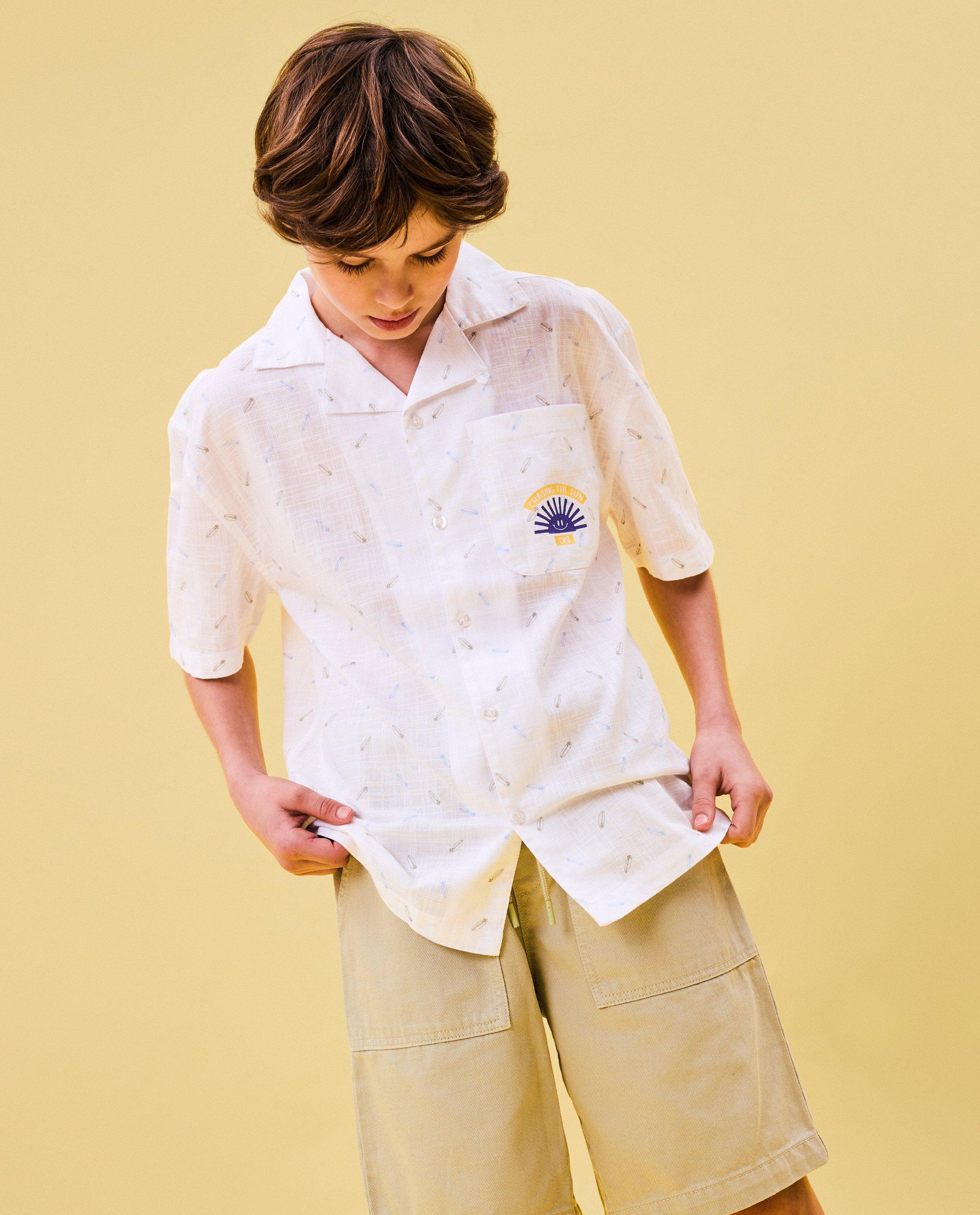 Chemise avec imprim&eacute; surfboards - CKS