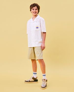 Hemden - Hemd met print surfboards, oversized fit