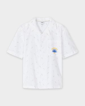 Hemden - Hemd met print surfboards, oversized fit