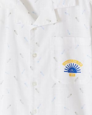 Hemden - Hemd met print surfboards, oversized fit