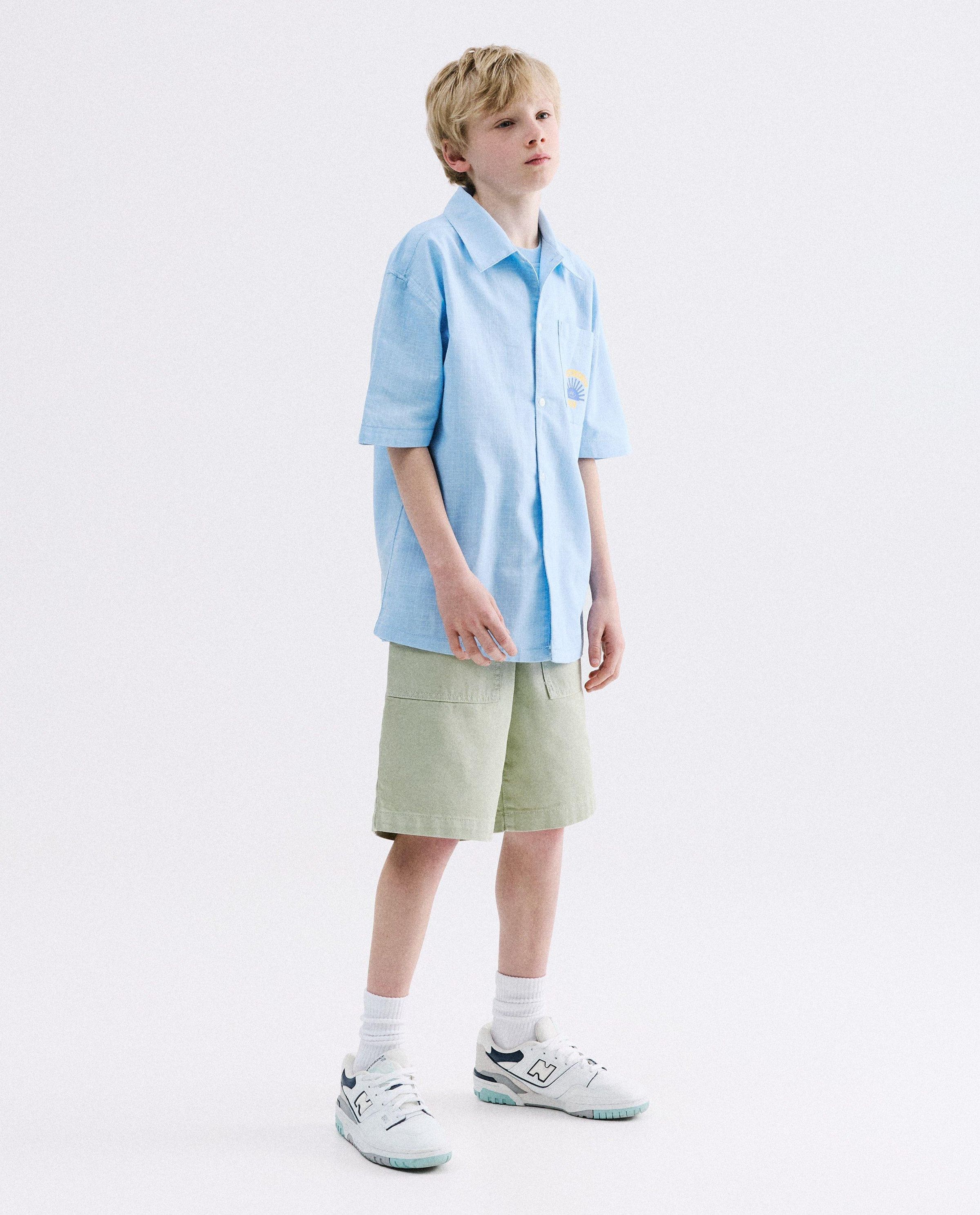 Groene short, baggy fit - CKS