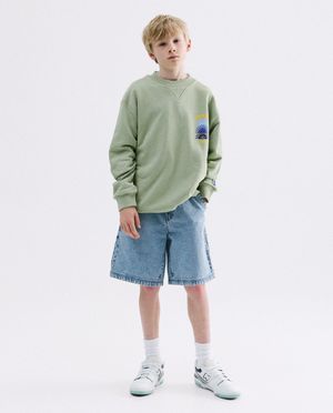 Short en jean avec d&eacute;tails carpenter - CKS