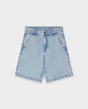 Shorts - Short en jean avec d&eacute;tails carpenter