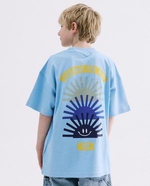 T-shirt avec imprim&eacute; au dos - CKS