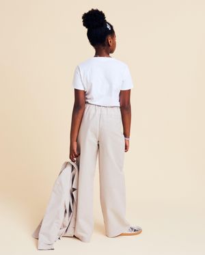 Pantalons - Pantalon avec du lin, coupe ample, Special occasions