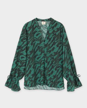 Hemden - Blouse met abstracte print