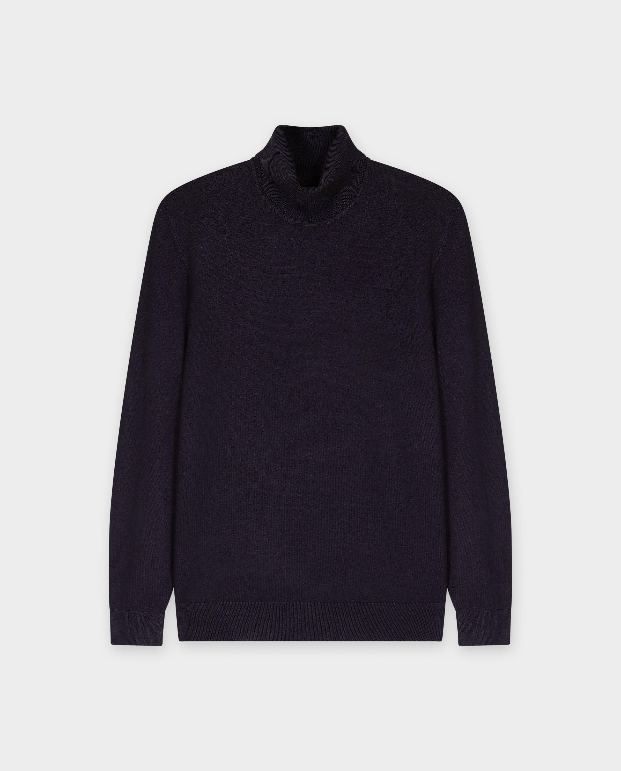 Pull &agrave; col roul&eacute; gris fonc&eacute; - OVS