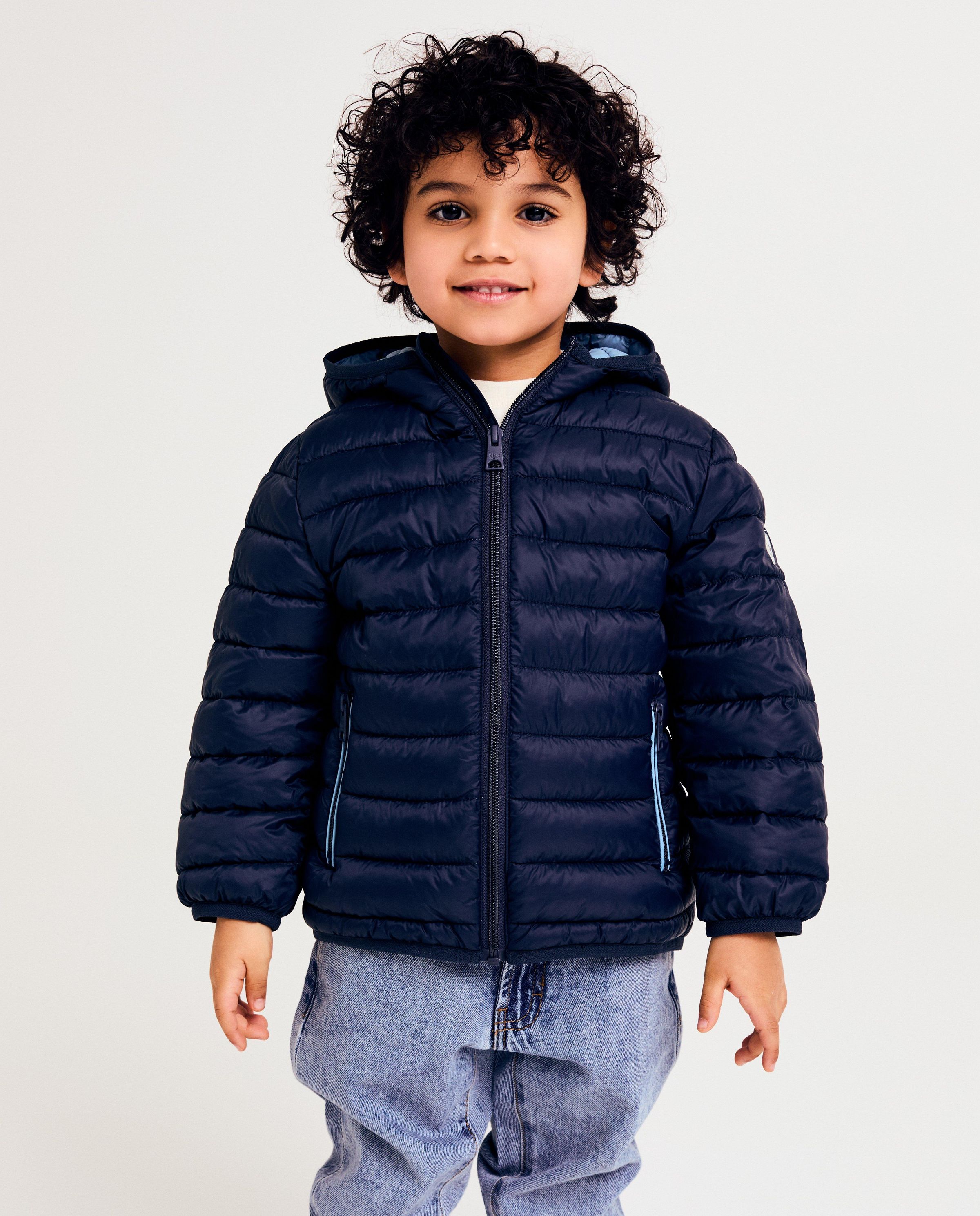 Donkerblauwe jas van gerecycleerd polyester - Kidz Nation