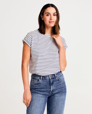 T-shirt met strepen - Sora
