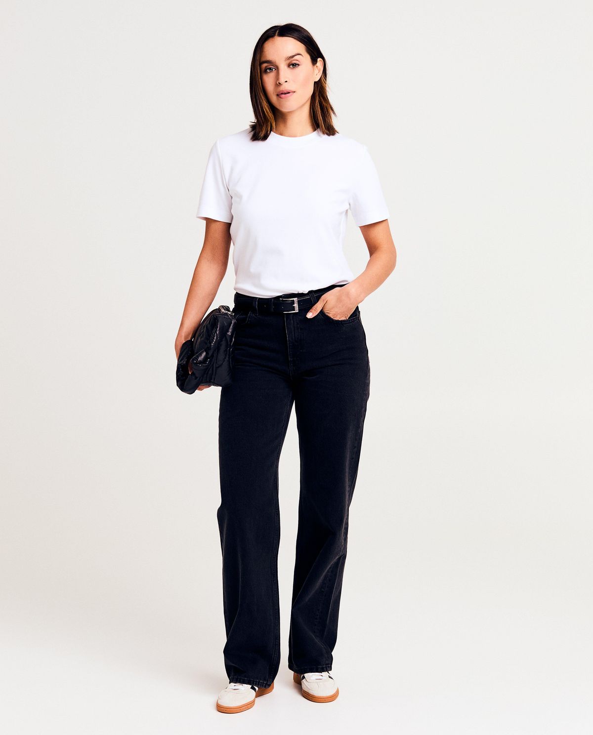 Zwarte jeans, straight fit