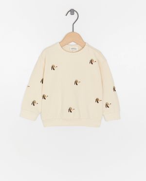 Sweaters - Sweater met geborduurde hondjes