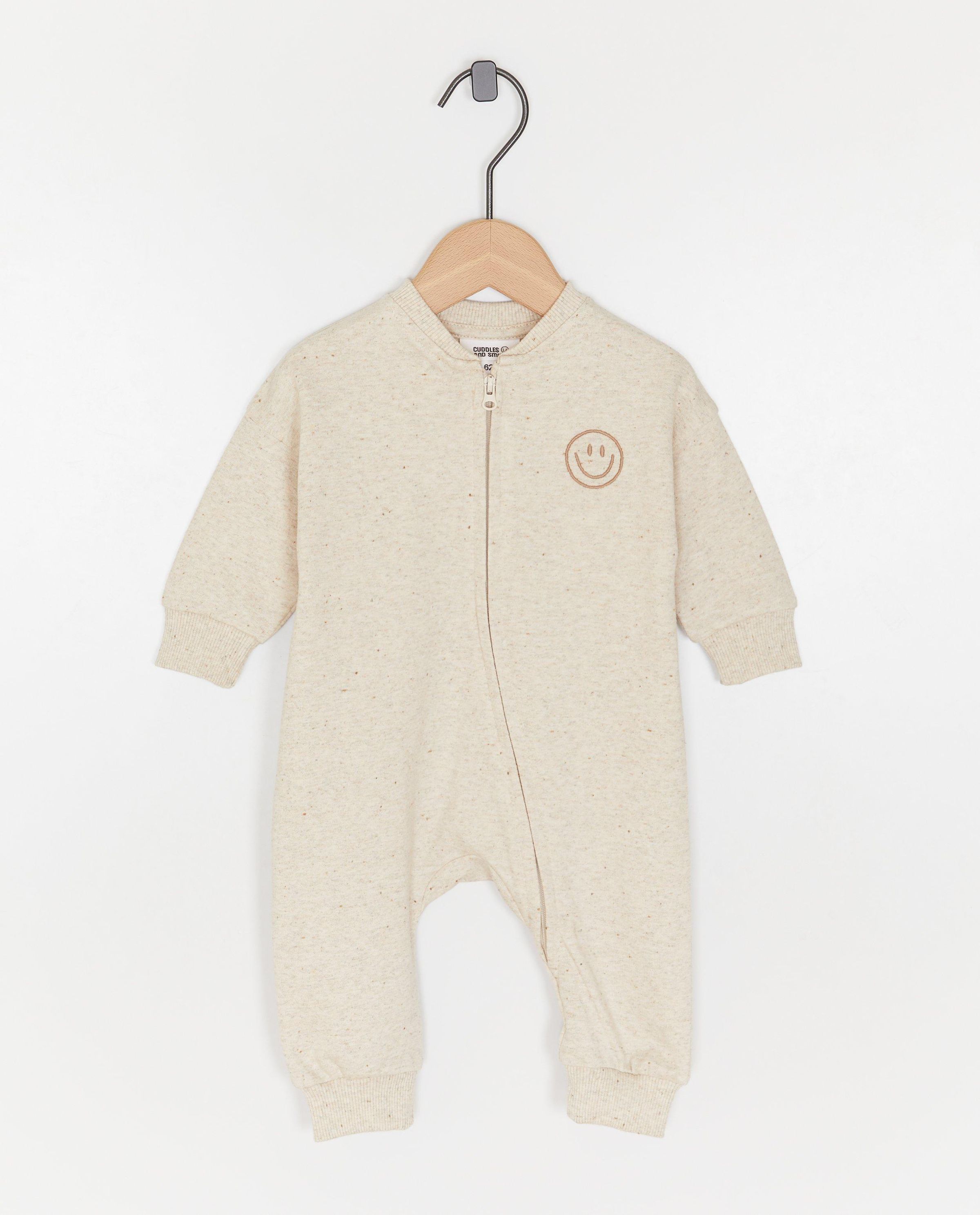 Grenouill&egrave;re &agrave; smiley brod&eacute; - Newborn 50-68