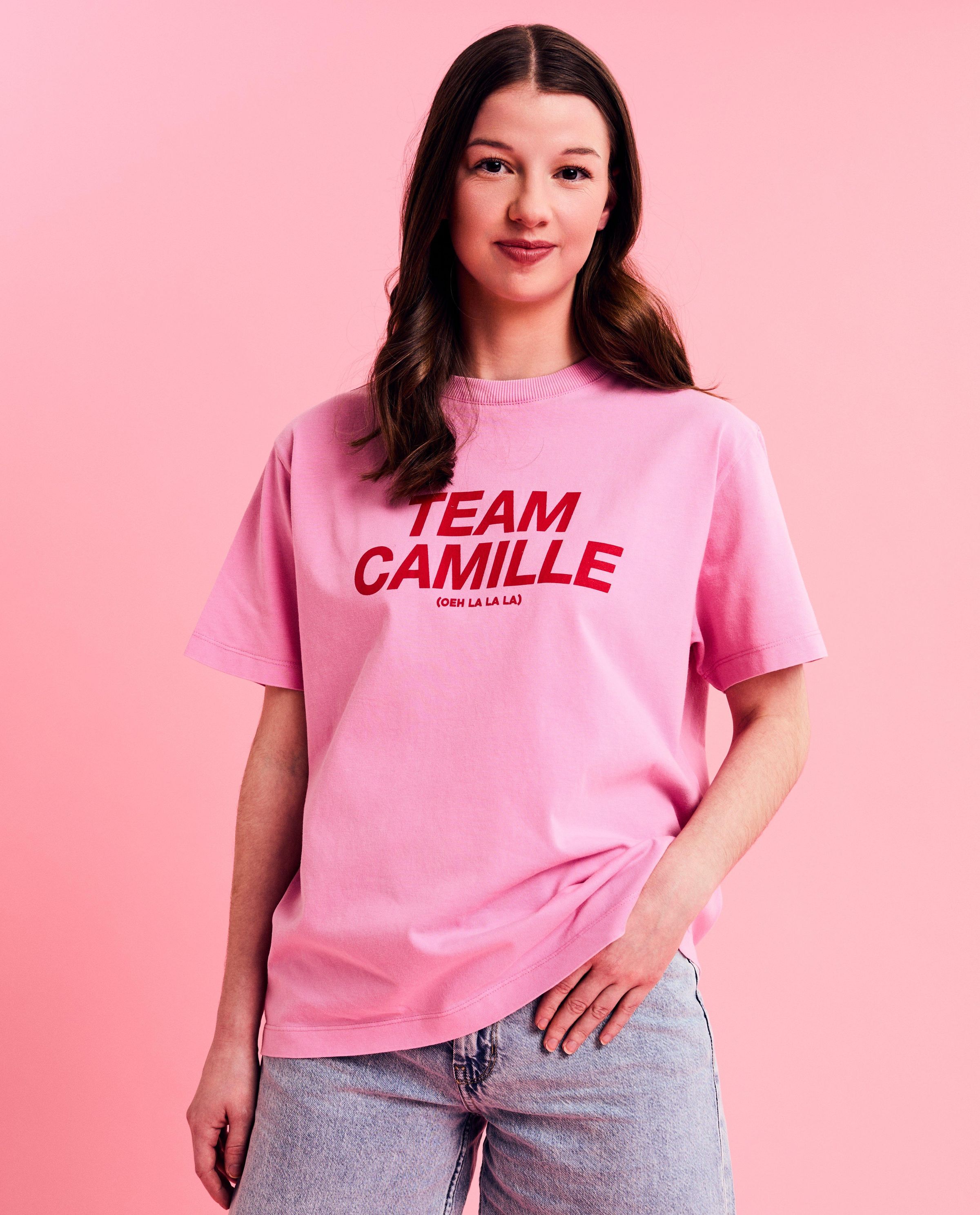 T-shirt met backprint, XS-XL - CAMILLE x JBC