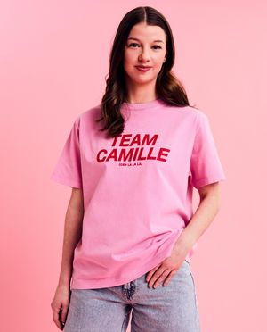 T-shirt &agrave; imprim&eacute; au dos, XS-XL - CAMILLE x JBC