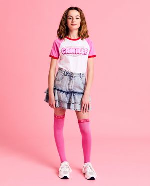 Kousen - Overknee kousen met fijn ribpatroon, maat 27-42