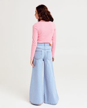 Jeans - Jeans bleu, coupe tr&egrave;s ample