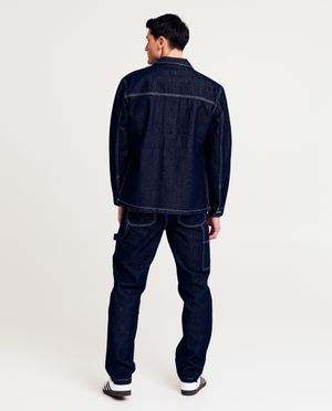 Blazers - Donkerblauw overhemd van jeans