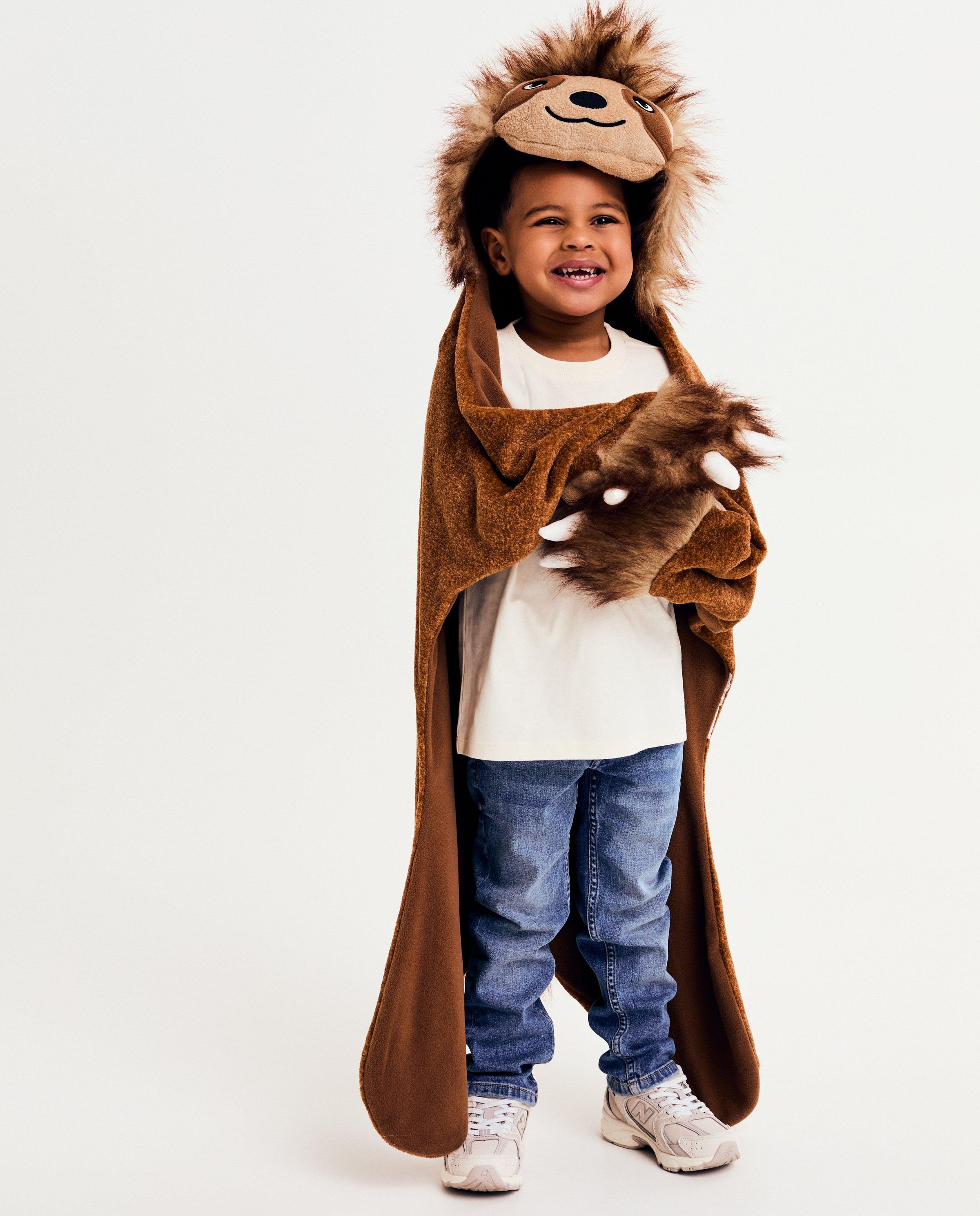Fleece plaid met kap - Kidz Nation