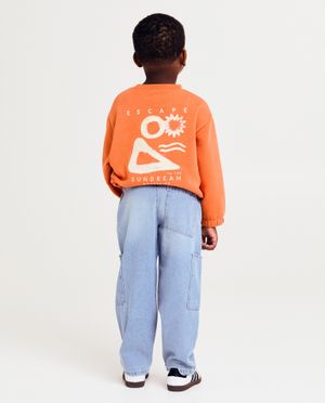 Jeans - Blauwe jeans, baggy fit