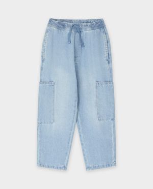 Jeans - Blauwe jeans, baggy fit