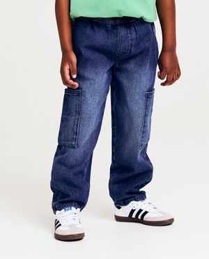 Jeans - Blauwe jeans, baggy fit