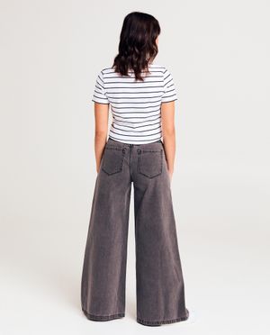 Jeans - Grijze jeans, extra wide fit