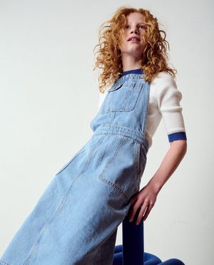 Robe-salopette en jeans - Fish & Chips