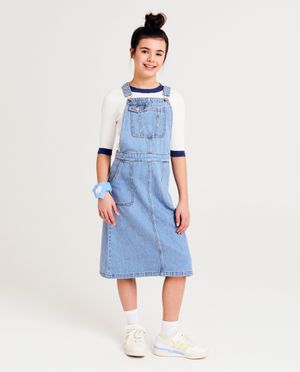 Robes - Robe-salopette en jeans