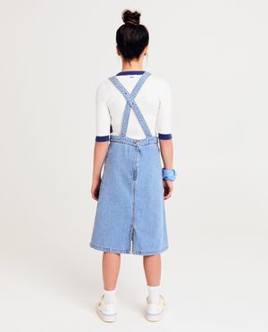Robes - Robe-salopette en jeans