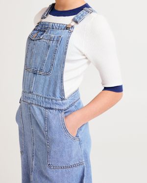 Robes - Robe-salopette en jeans