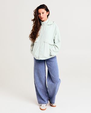 Poncho's en teddy's - Lichtgroene jas
