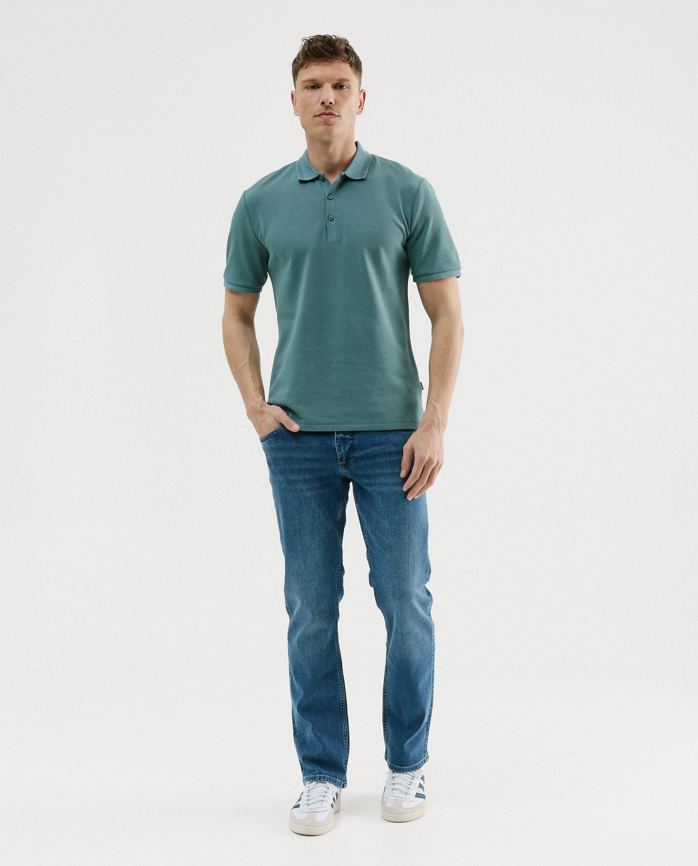 Blauwe jeans, straight fit - Quarterback