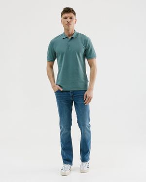 Blauwe jeans, straight fit