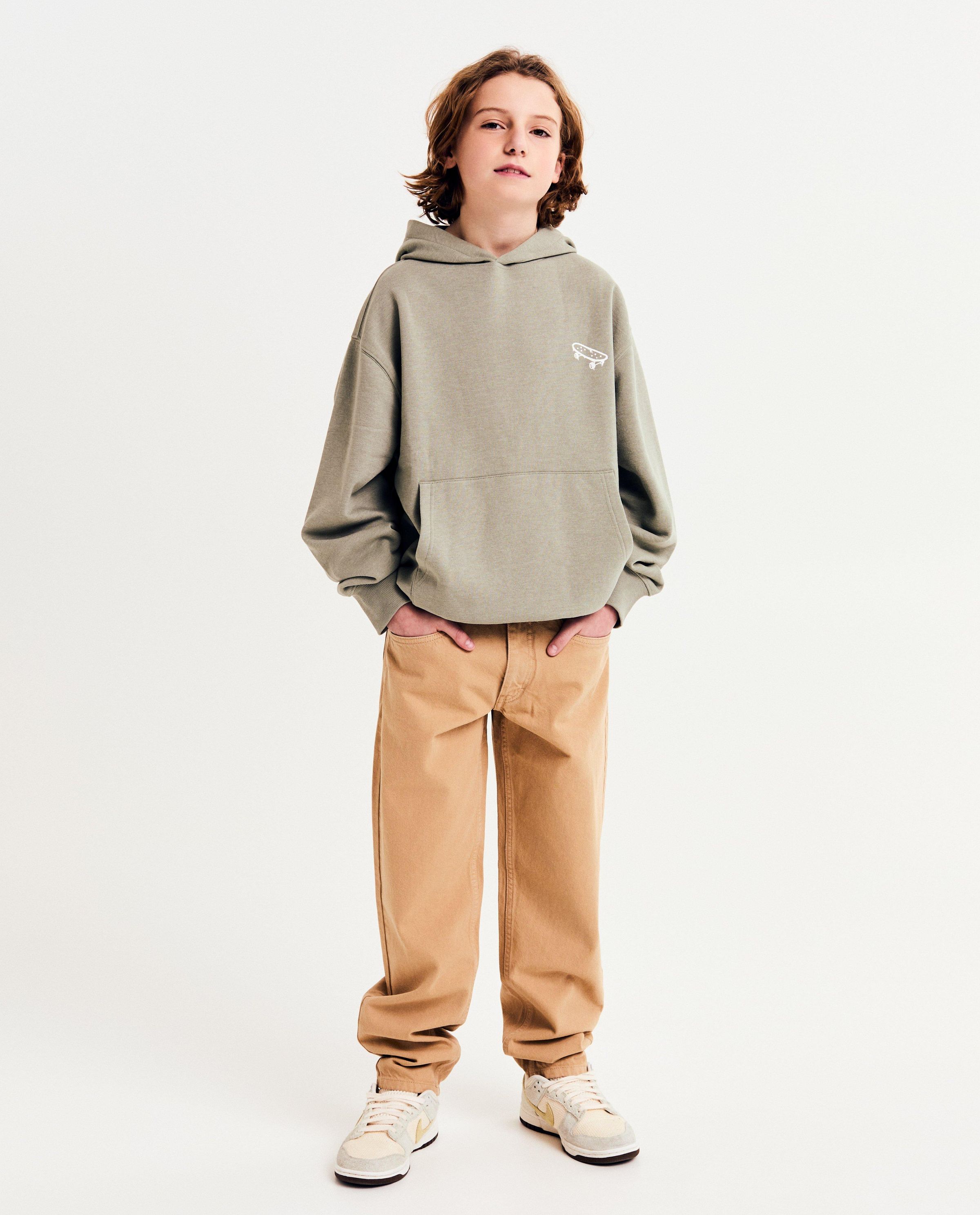 Bruine broek, baggy fit - Besties