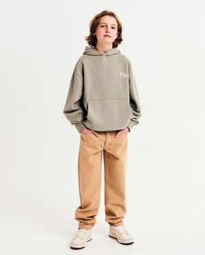 Bruine broek, baggy fit - Besties